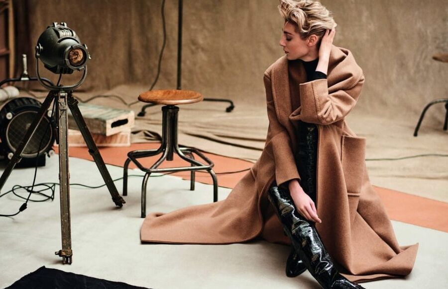 Female Celebrity Boots &amp; Leather - Elizabeth Debicki