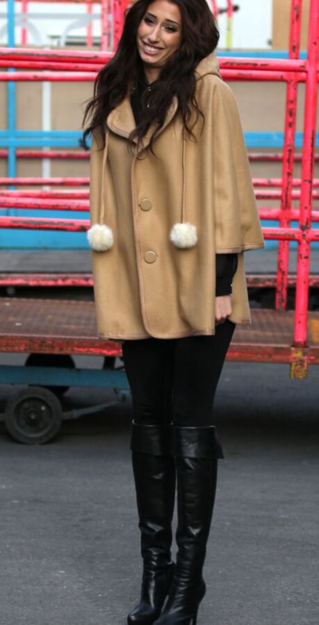 Female Celebrity Boots &amp; Leather - Stacey Solomon