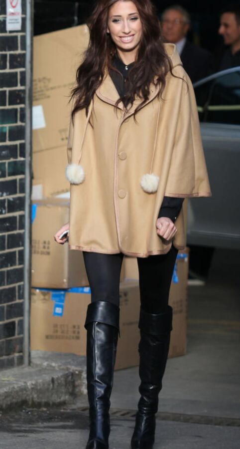 Female Celebrity Boots &amp; Leather - Stacey Solomon