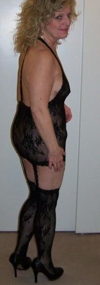 Black Lace One Piece Skirt