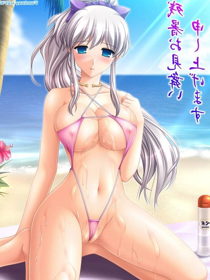 Anime girls bikini