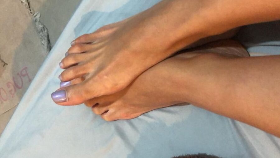 me, Marcela soft feet
