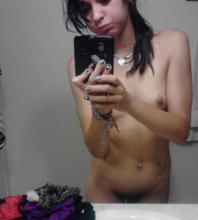 Skinny Latina Slut Small Tits and Big Booty