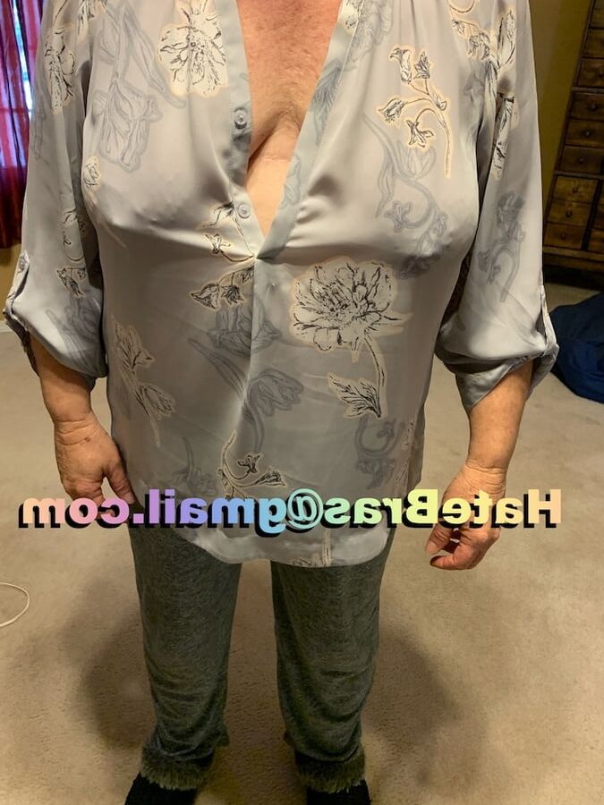 Granny Braless Cleavage Edition