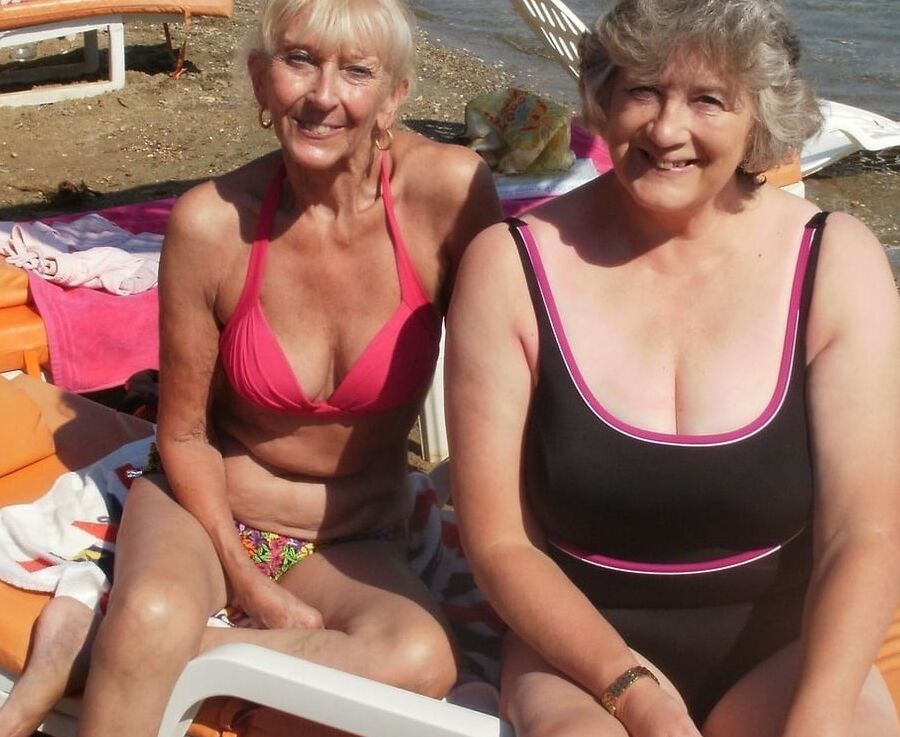 Bbw mix (Big older women in swimsuite)