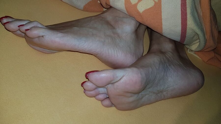 The feet from my wife