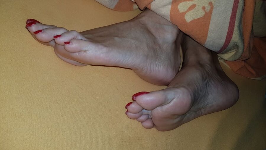The feet from my wife
