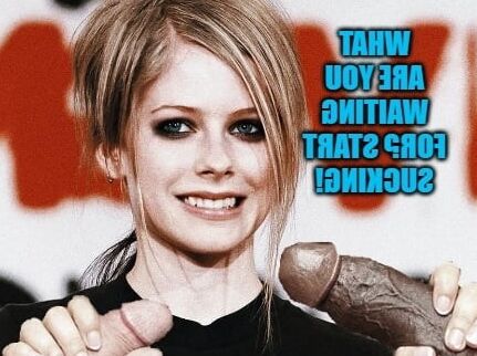 Celebrity gangbang captions (Avril)