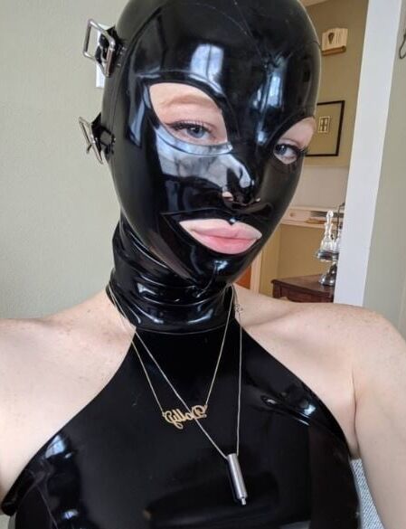 Girls in latex and mask