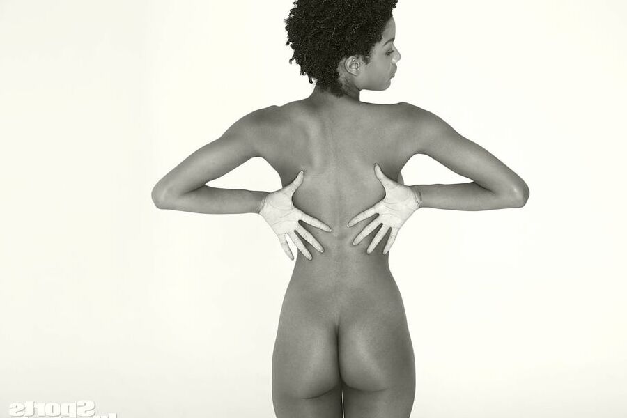 Ebonee Davis posing nude feb