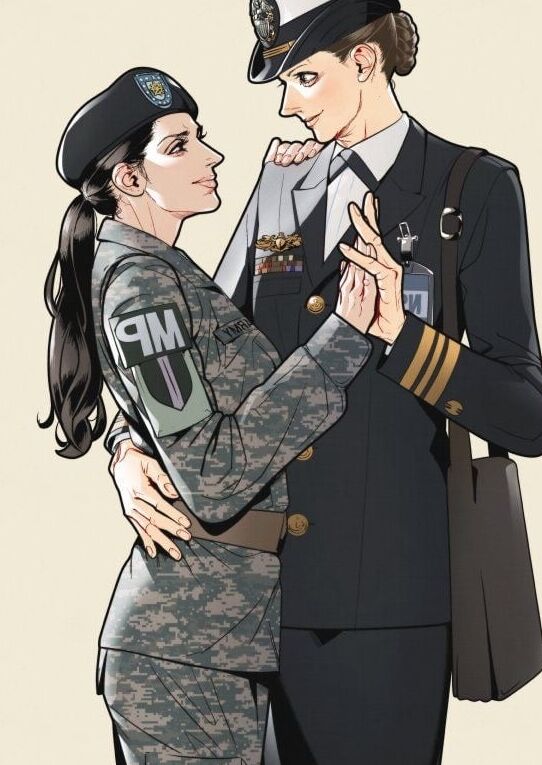 Military lesbian love