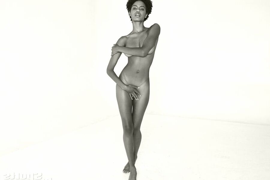 Ebonee Davis posing nude feb