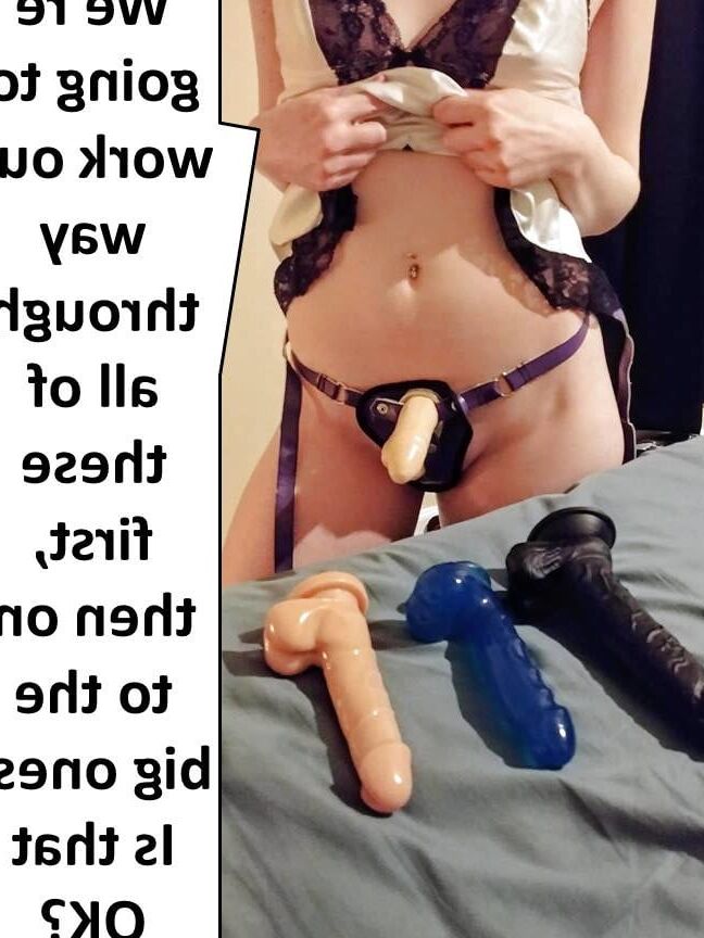 ALL NEW STRAP ON AND PEGGING CAPTIONS