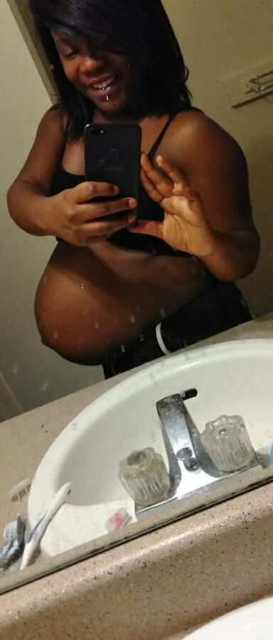 sexy ebony facebook pregnant monique