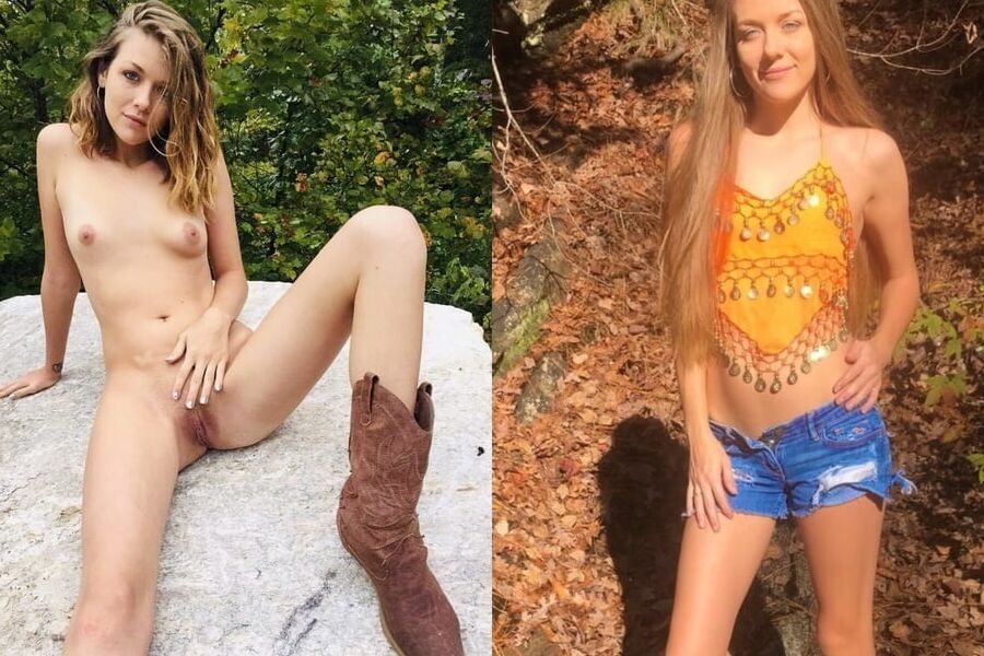Before and After - Girls with Small and Perky Tits