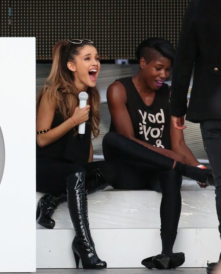 Ariana Grande with Boots Vol