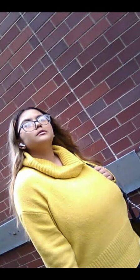 Nerdy glasses wearing females with big tits