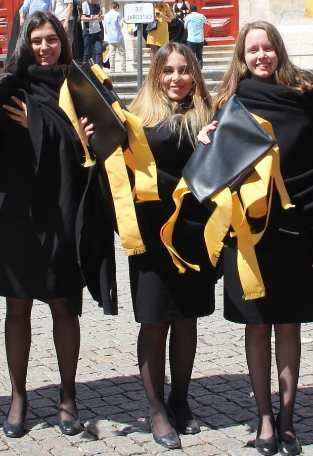 Students in Black Pantyhose