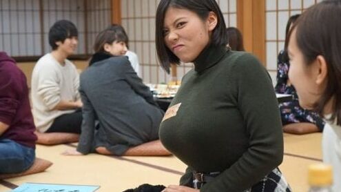 Clothed huge tits Japanese