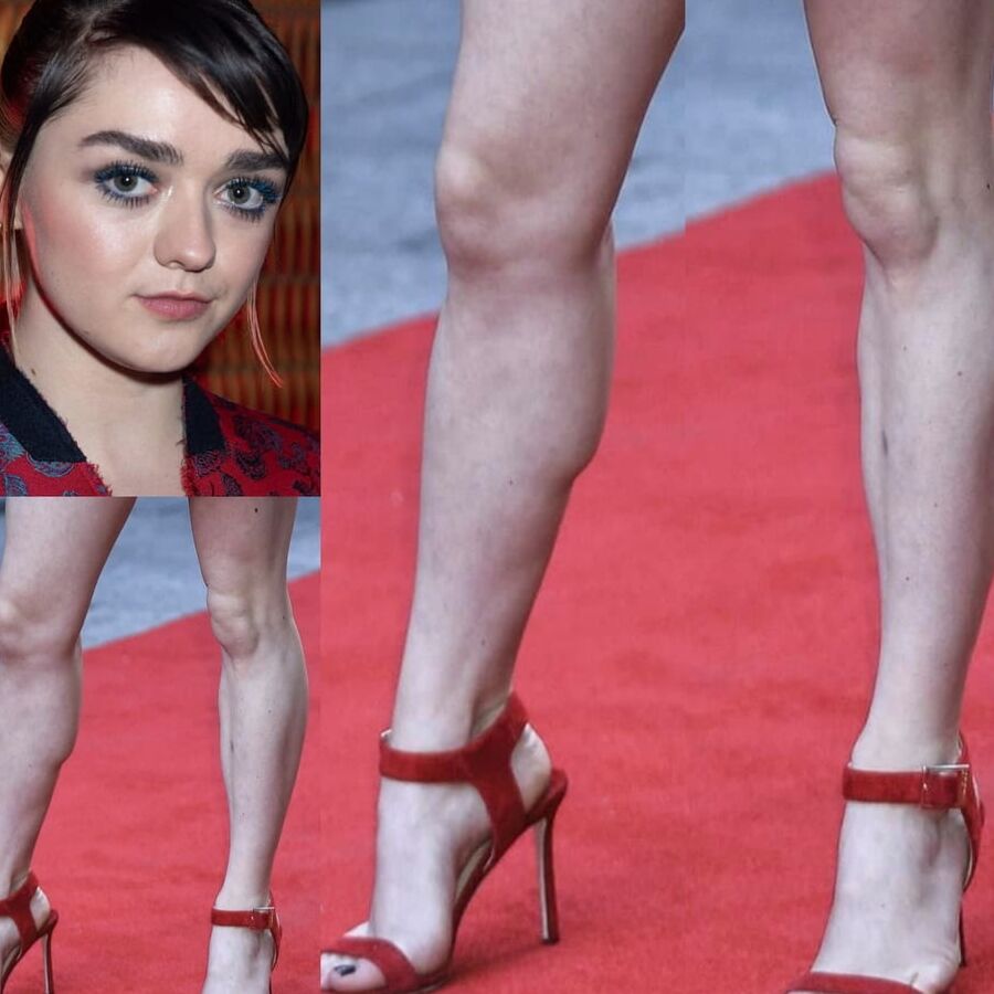 Famous pretty legs in sexy feetwear