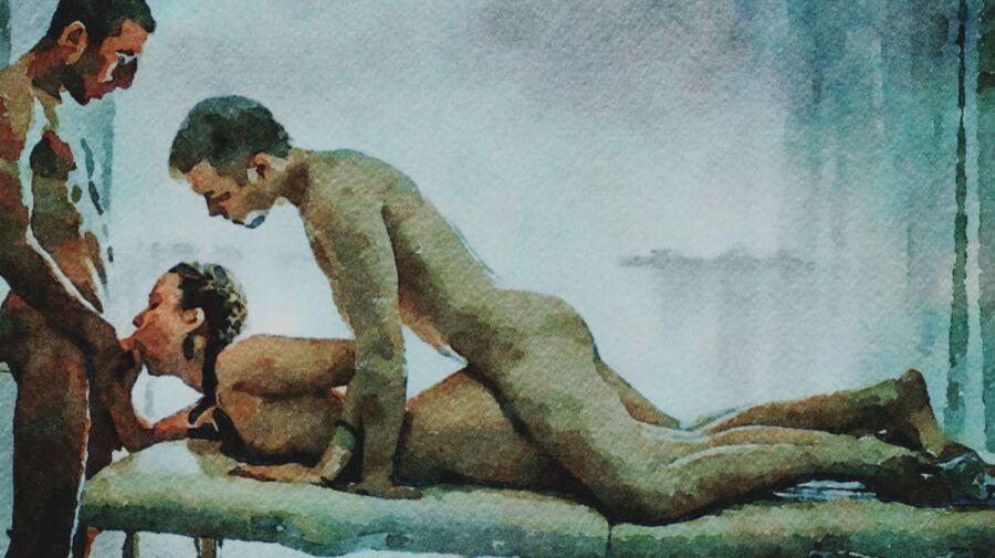 Erotic Digital Watercolor