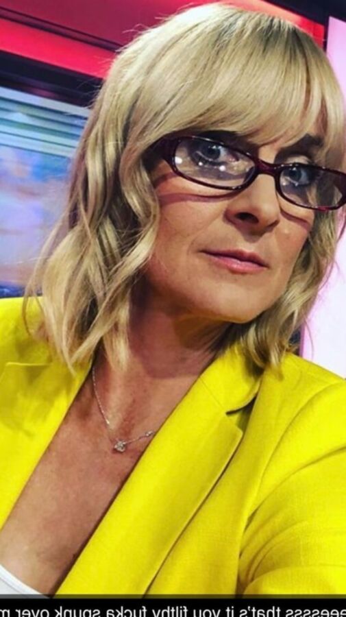 Louise Minchin Wants That Big Nut Over Her Glasses