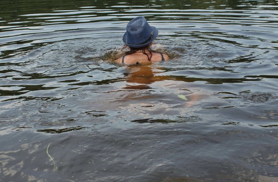 Bathing in Timiryazev-pond
