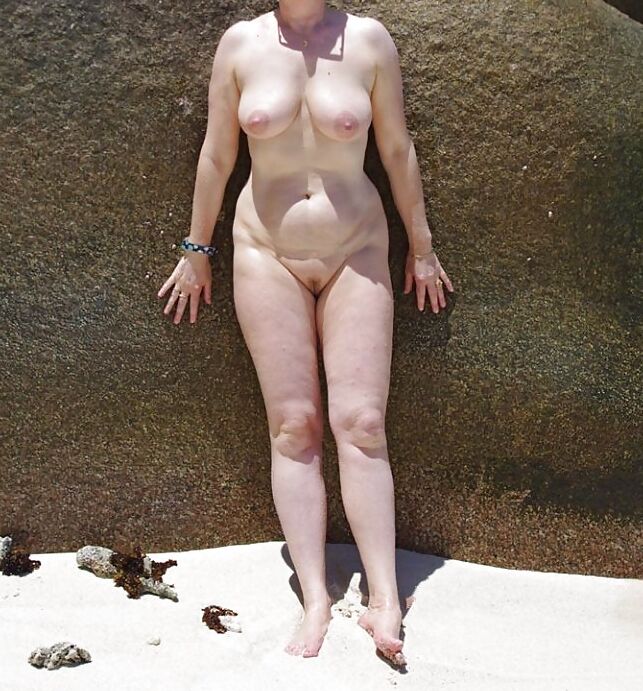 Naked Milf on the Beach