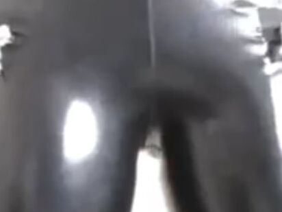 Leather cameltoe