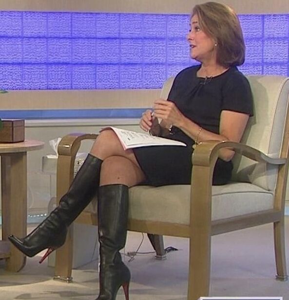 Female Celebrity Boots &amp; Leather - Meredith Vieira