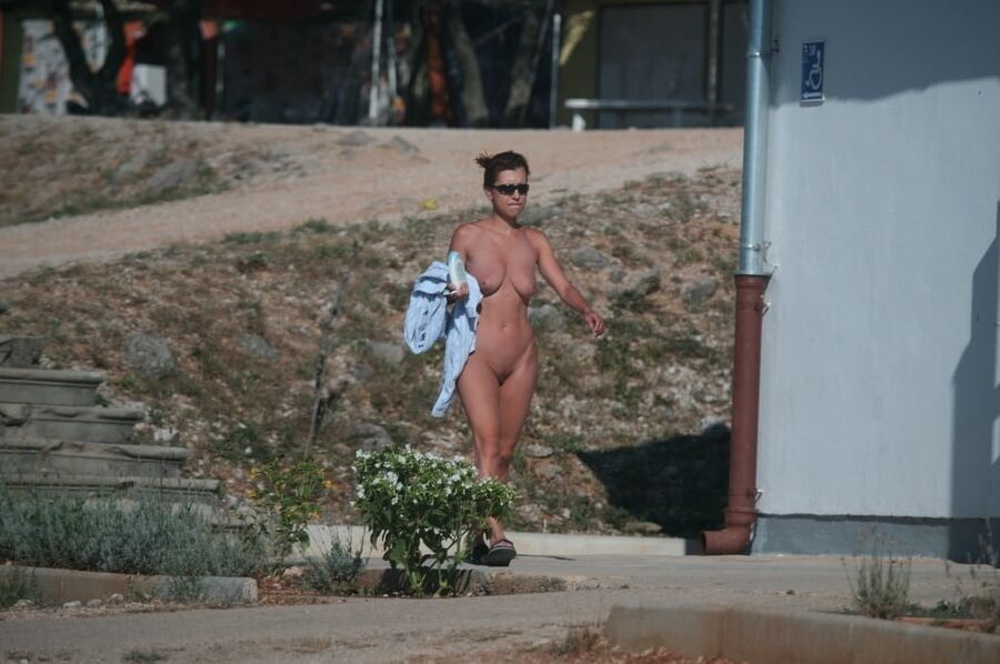 Naked Nudists and Voyeur in Fkk Resort