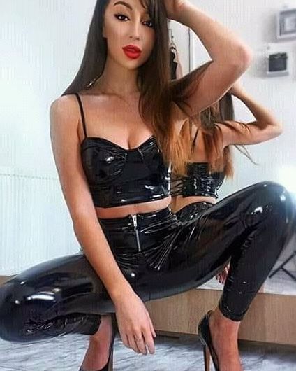 leather and pvc chicks