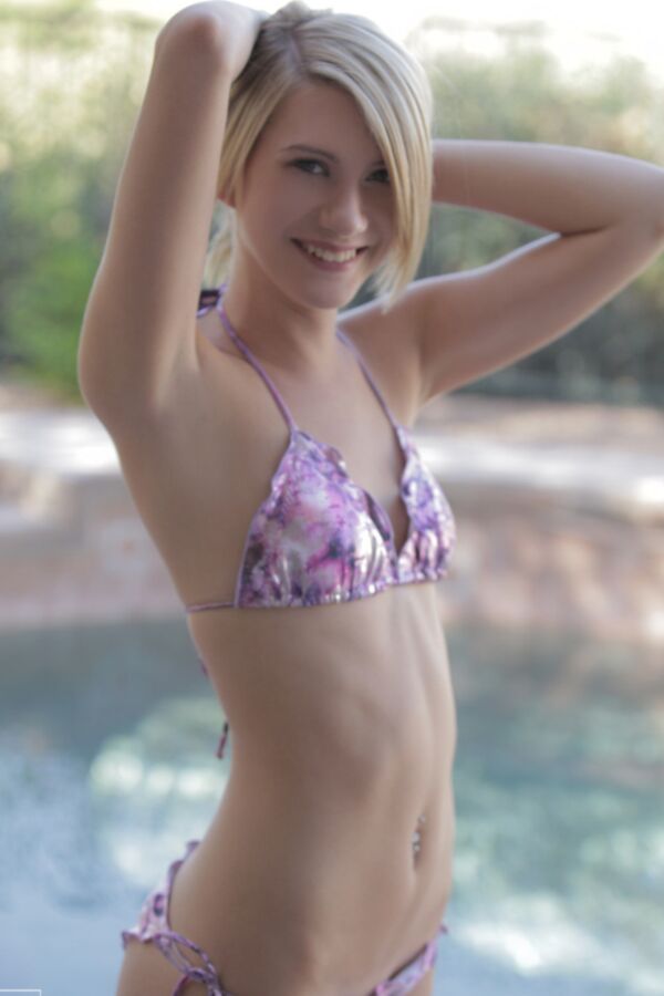Chloe East bikini