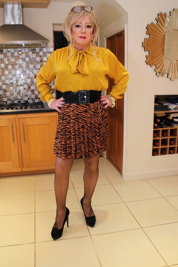 Gallery ..Sindy in mustard and tiger print