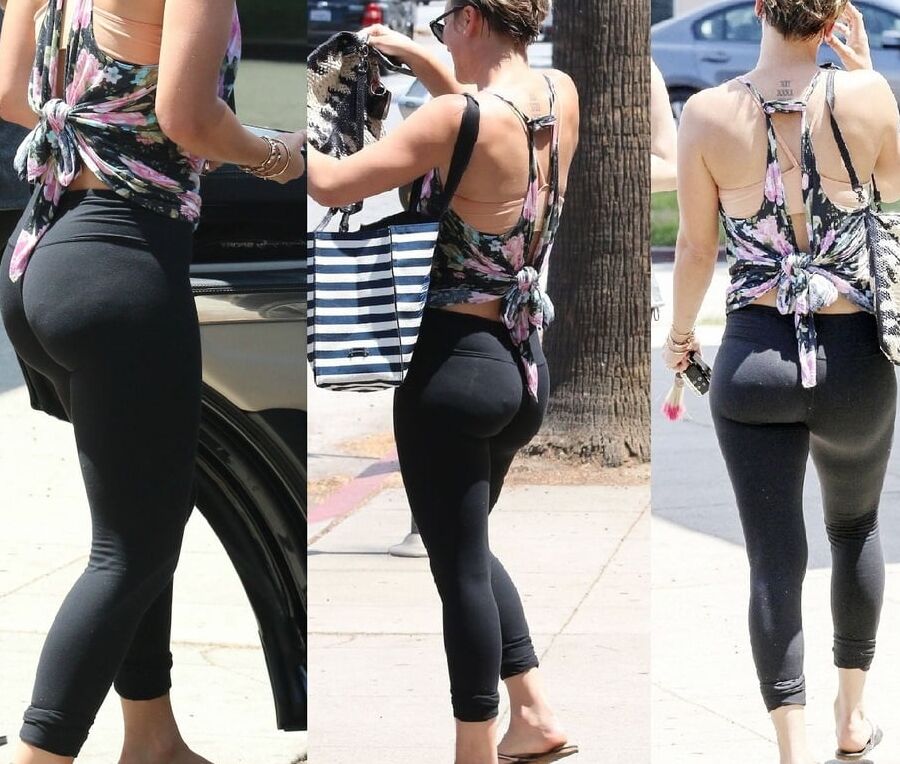 Celebrity asses in leggings &amp; yoga pants , celeb butts