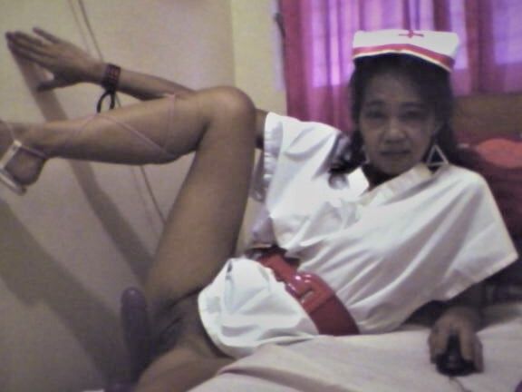 Filipina hooker Jean Quesada cock nurse cosplay