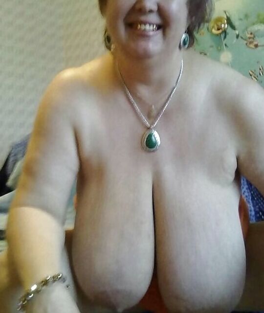 Granny Sonija and her large breasts