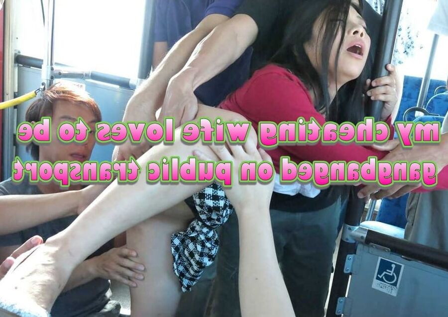 wife gang banged on a bus