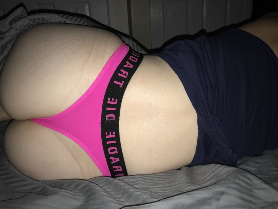 Wife in Pink Tradie Thong
