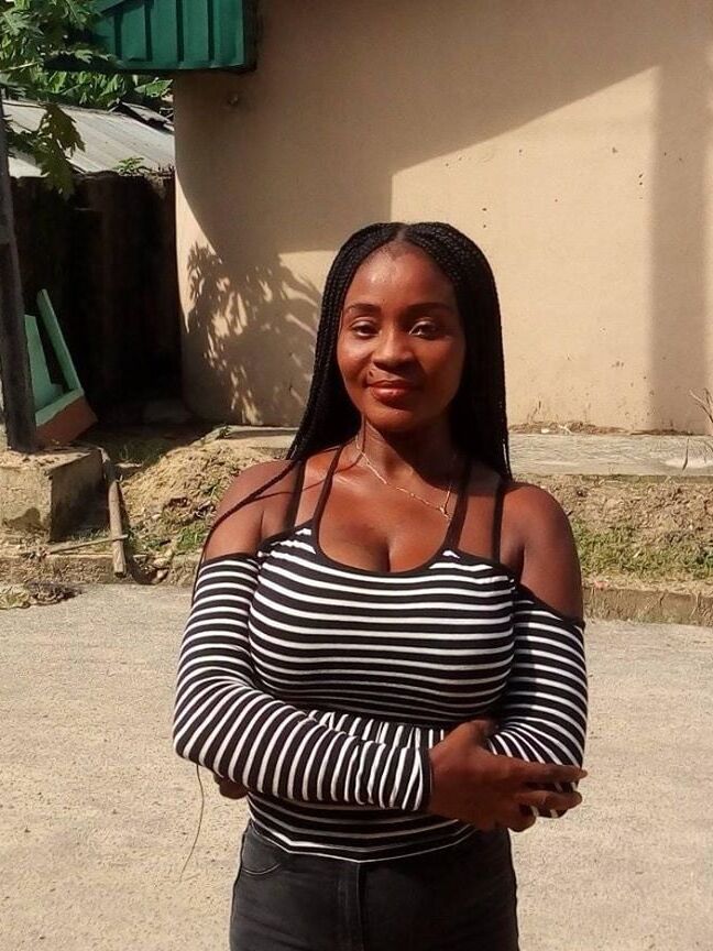 Ella from Nigeria exposed big tits