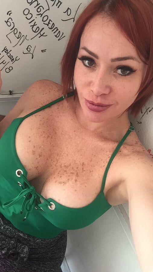 Big Fake Tits and Curvy Ass On Hot Redhead From Venezuela