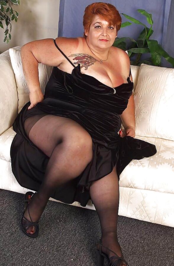 The Wow effect of a mature bbw with top class looks