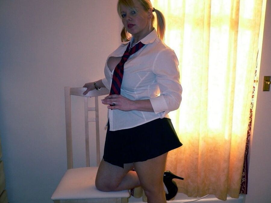 + in school uniform