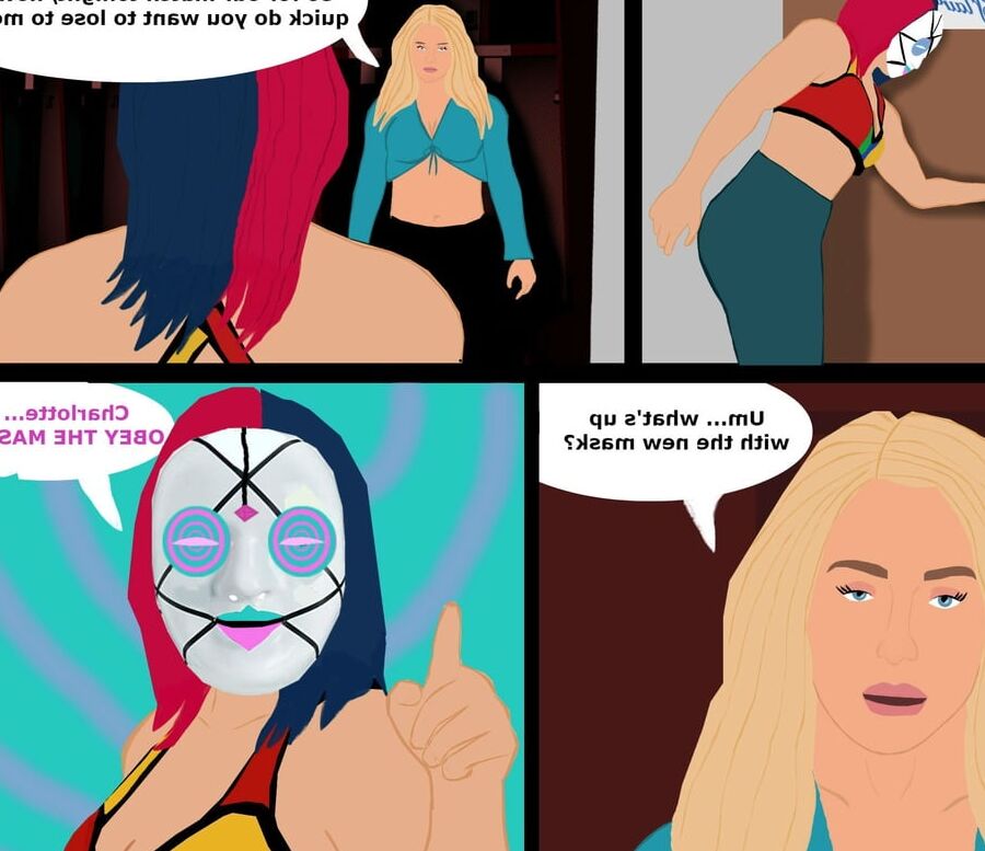 Asukas New Mask WWE Hentai Comic