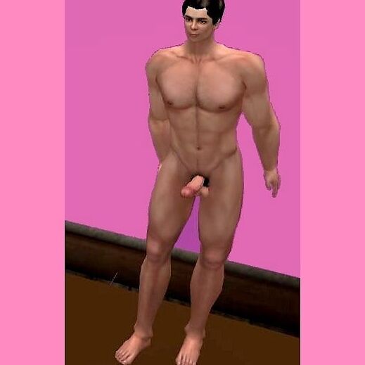 Dick Cockly, A D computer virtual reality model I created.