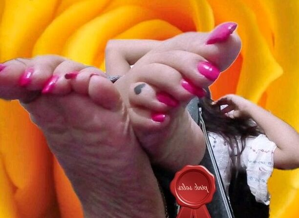 Pink Soles Indian Feet Goddess