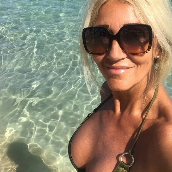 Hot mature Danish mom in bikini