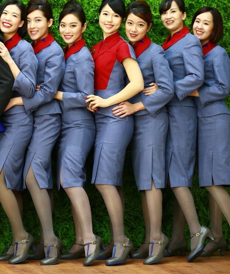 Flight Attendants in Pantyhose - Air China Girls