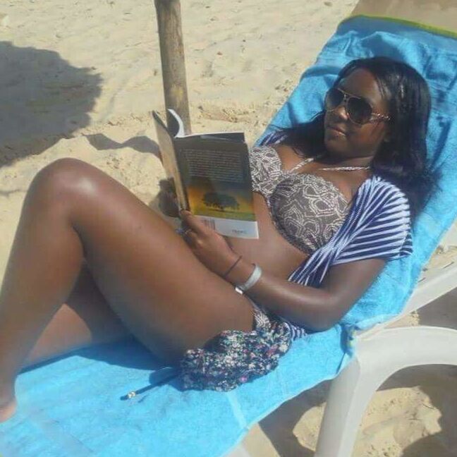 Black chavs at the beach