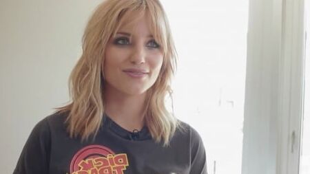 Dianna agron Blurred lines